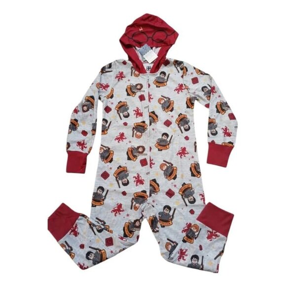 NWT -Harry Potter LEGO Union Suit Pajamas - Boy/ Girl 6/6x - Picture 1 of 7